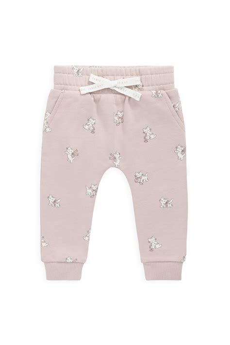 Organic Cotton Morgan Track Pant-Bow Kitties Mauve – Jamie Kay AU