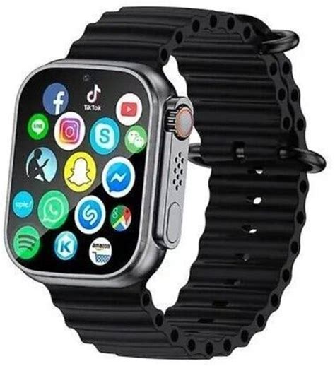 LOFTYTECH T800 Ultra Smart Watch Series 8 BLACK:-MAX.01 Smartwatch ...