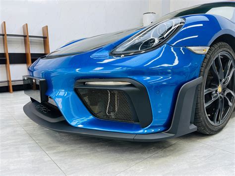 981 Cayman & Boxster Aftermarket Parts Dupont Tech Front Bumper & Trims PP/Dry Carbon – Carbon ...