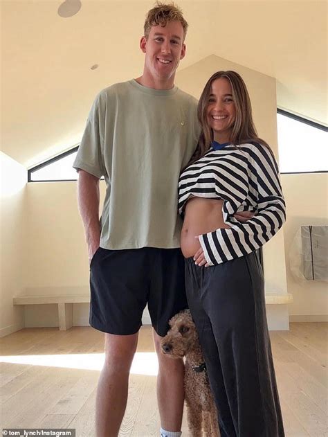 Richmond star Tom Lynch and wife Olivia announce they're expecting ...