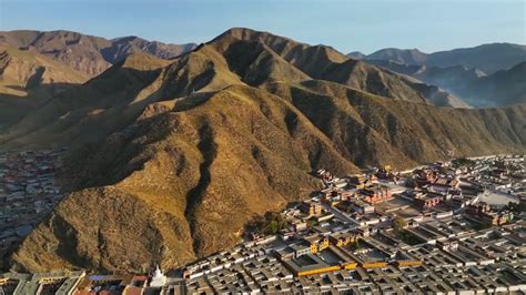 Labrang Monastery, China: Drone tour above Gansu’s pine-clad peaks
