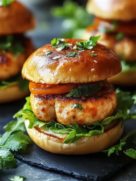 Irresistible Zesty Mini Chicken Burgers for Game Day