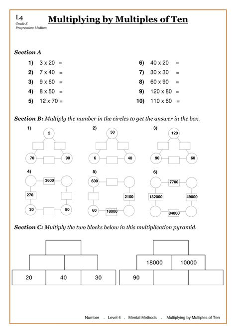 Year 7 Mental Arithmetic Worksheets - Honey Bee Maths Worksheets