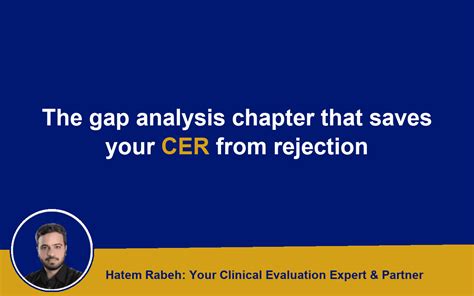 The gap analysis chapter that saves your CER from rejection