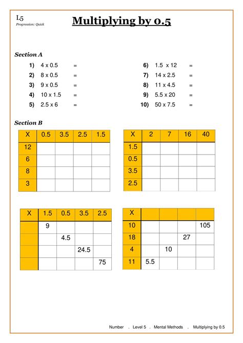 Year 7 Mental Arithmetic Worksheets - Honey Bee Maths Worksheets