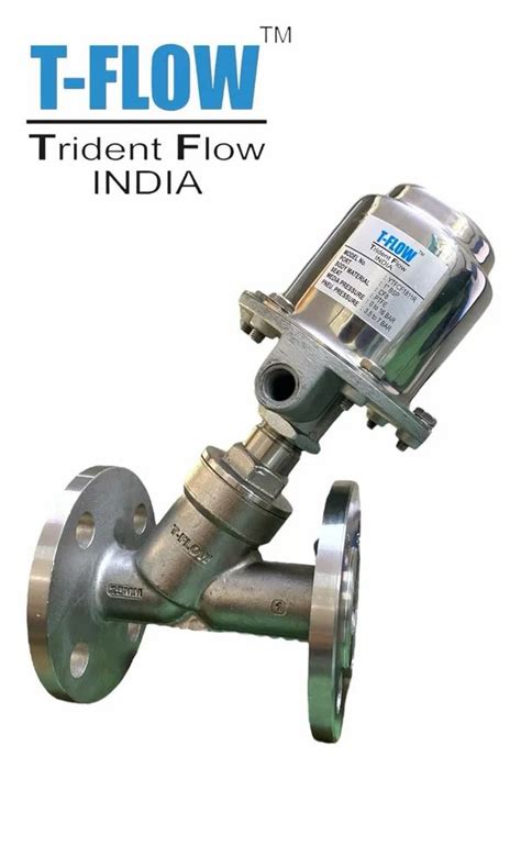 Y Type Control Valve - PNEUMATIC ANGLE SEAT VALVE T/C END 50MM CF8/CF8M ...