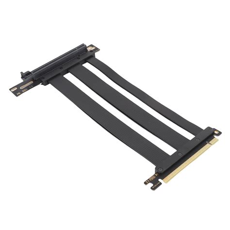 PCI E 4.0 Riser Cable, 128Gbps High Speed PCIe 4.0 X16 Flexible ...