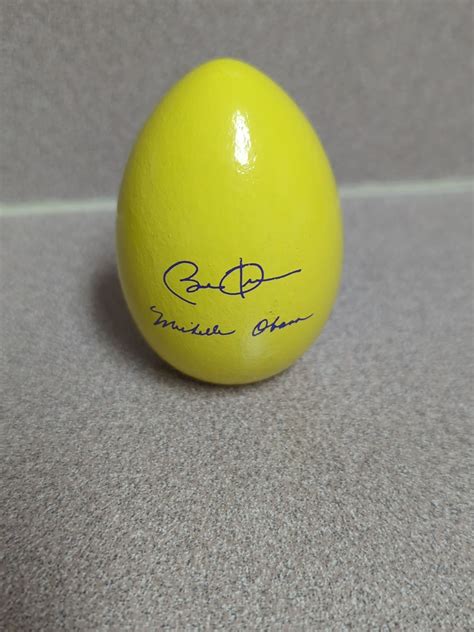 White House Raster Egg Roll Yellow Collectible - Used, Free Shipping