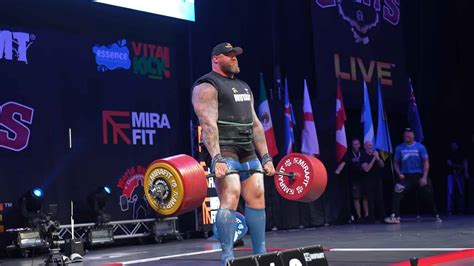 Hafthor Bjornsson Just Set a 1,124-Pound Deadlift World Record, Then Crushed 5 More Events to ...