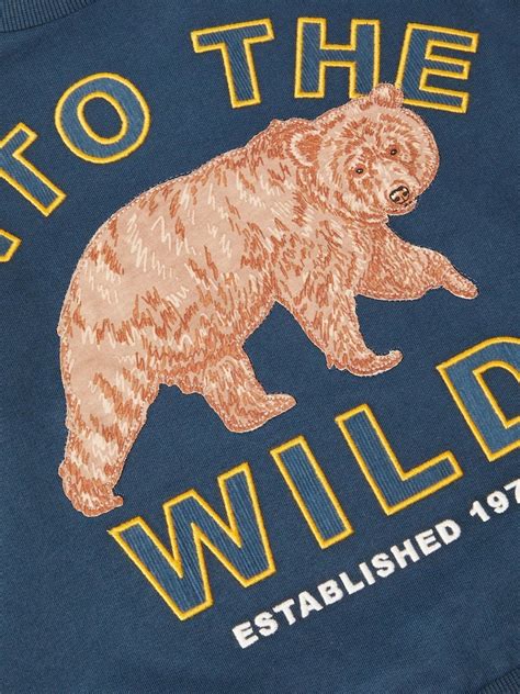 Buy Monsoon Blue Into The Wild Graphic Sweatshirt from Next India