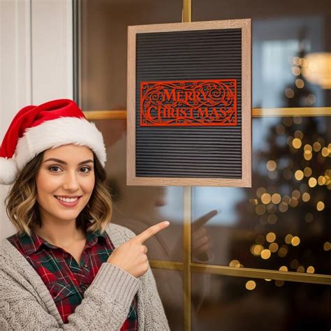 Buy 1 Pcs Christmas Door Hanger Merry Christmas Sign On Cliths