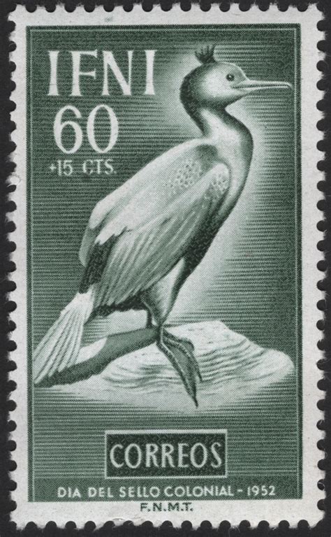 SCG12172 - Ifni 1952 “Día del Sello Colonial” Bird Charity Stamp Pair ...