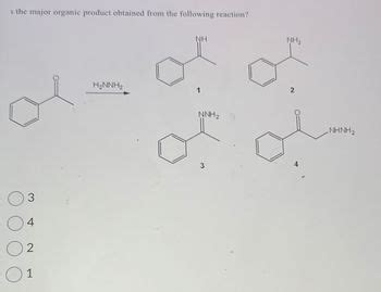 Answered: s the major organic product obtained from the following ...