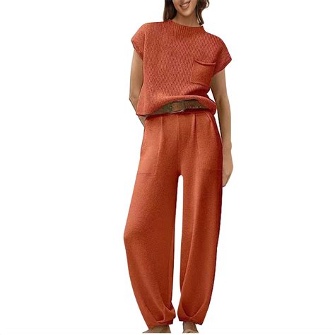 Cavosen Casual Tshirt Women 2 Piece Short Sleeve Crewneck T Shirts ...