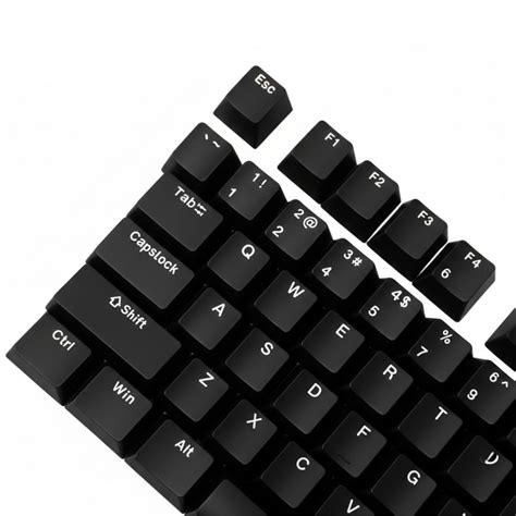 Kit Keycaps ABS Double Shot - Preto | Fastshop