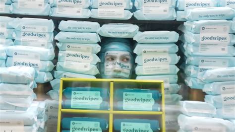 He hid inches from security in a grocery store - then they saw movement