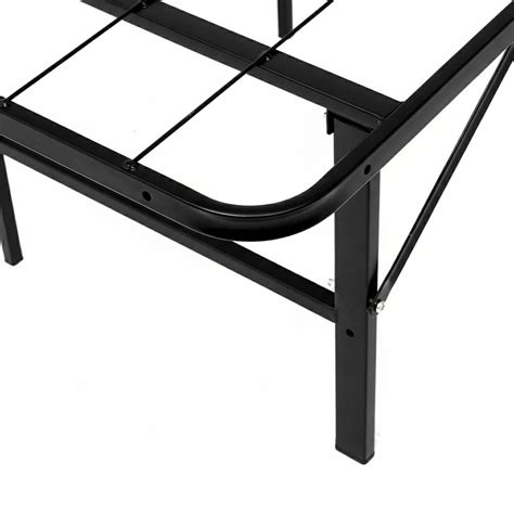 Artiss Folding Bed Frame Base King Single - Black - Kmart