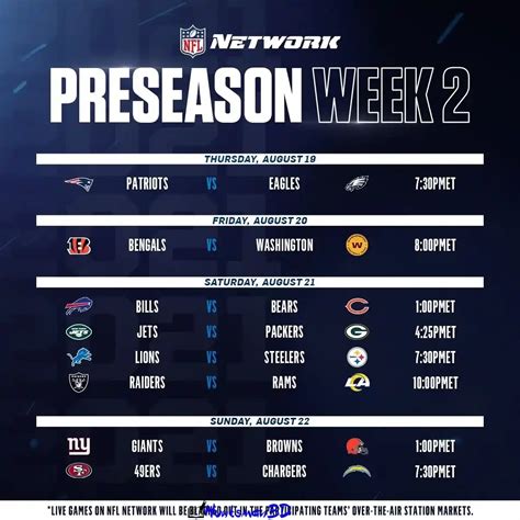 Free Nfl Preseason Games Chicago Bears How To Watch Nfl Preseason Games ...