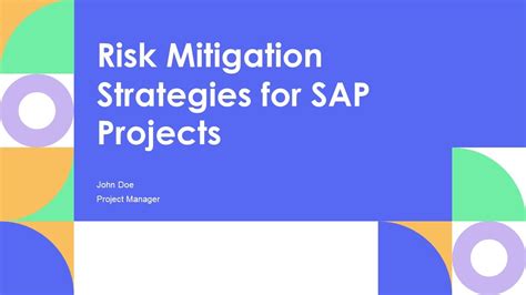 Risk Mitigation Strategies For SAP Projects PPT Demonstration AT