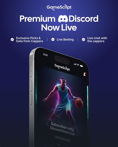 Now is the time to join the GameScript Premium Discord Server! The NBA ...