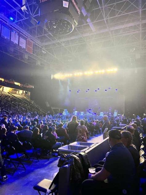 Thompson-Boling Arena, block 109, row 1, home of Tennessee Volunteers ...