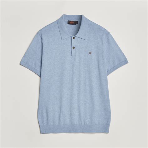 Morris Riley Short Sleeve Polo Light Blue | Man - CareOfCarl.nl