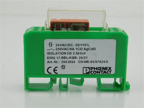 PHOENIX CONTACT EMG 17-REL/KSR-24/21 2953854 11 Piece | eBay Australia