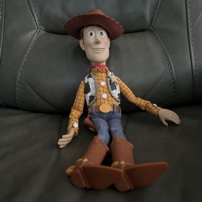 Disney Store Pixar Woody Doll Plush Doll Cowboy Toy Story Stuffed 16 ...