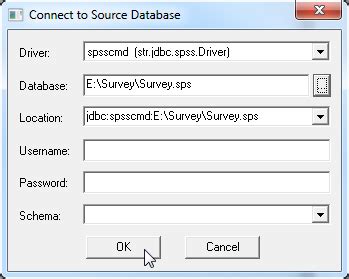 Example of Channelling SPSS Survey Data