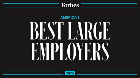 Forbes 2026 America's Best Large Employers List