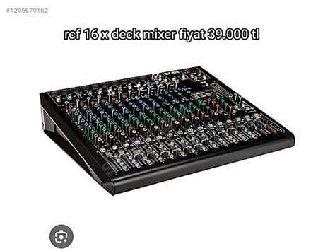 rcf 16 x deck mixer sahibinden.comda - 1295679162