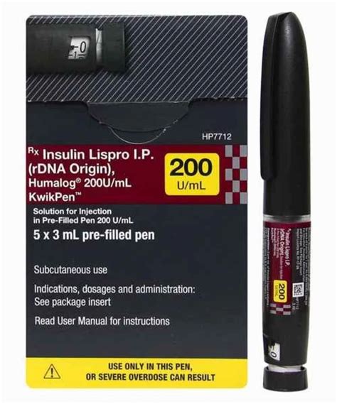 Humalog Kwikpen Insulin Lispro (200IU) Injection at ₹ 2041/piece ...