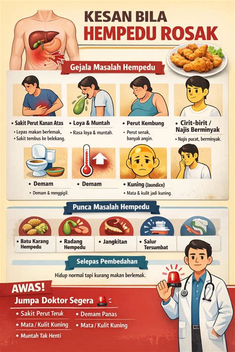 Klinik - Sakit perut kanan atas lepas makan berlemak? Jangan ambil ...