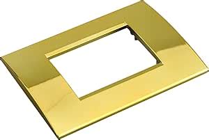 1 Pezzi Placca Plastica Quadrata, 3 Moduli Posti Per Scatola 503 ...