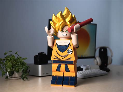 🦸 Goku SSJ Modular Figure・ 3MF File for 3D printing・Cults