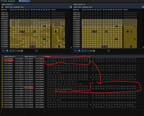 MPLAB X 6.25 when reading hex file from device it a different .hex file ...