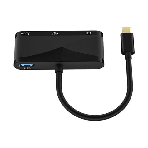 suckoo Replacement 4 1 USBC HDMI VGA USB3.0 3.5 Audio Docking