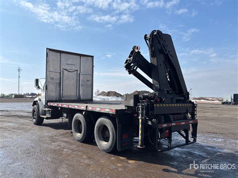 Hiab 7000 kg Knuckle Boom on 2003 Sterling Q10 6x4 Kranwägen | Ritchie ...