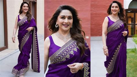 Take cues! Madhuri Dixit shows how to style a saree the right way