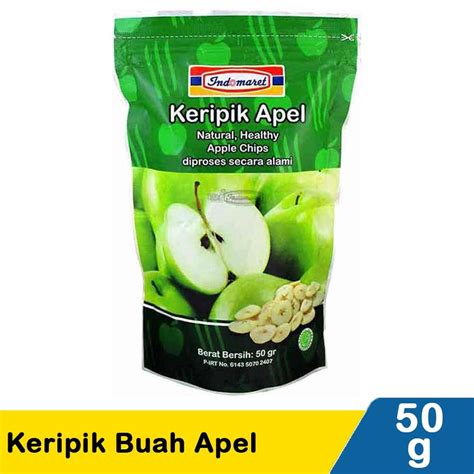 Jual INDOMARET KERIPIK BUAH APEL 50g | Shopee Indonesia