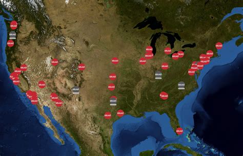 How many Round1 are there in the United States of America?
