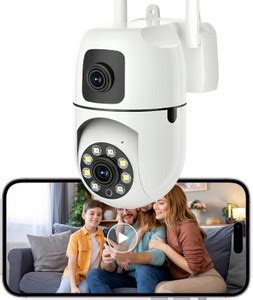 AVOIHS CCTV WIFI Dual Lens Camera Ptz 360° Pan Tilt Zoom Mobile Live ...