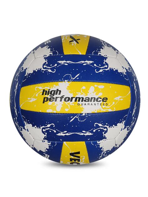 Vector X Pro Serve Machine Stitched Rubberized Volleyball (Size-4 ...