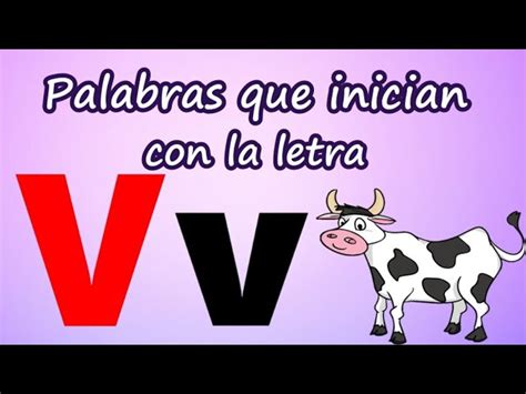 5 Palabras que Empiezan con V: Descubre su Significado y Uso - Blog ...