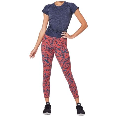 NWOT Lululemon Final Lap Crop *23" Efflorescent Dark Canyon Onyx Blue ...