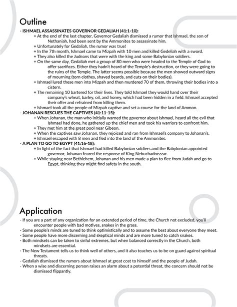 Jeremiah 41 - Bible Study, Explanation, and Application — 2BeLikeChrist