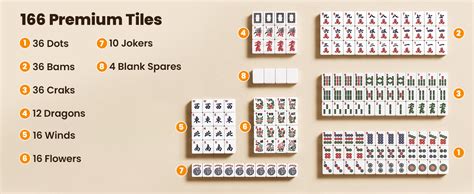 Amazon.com: American Mahjong Tiles Set,166 Tiles with 4 Clear Acrylic ...