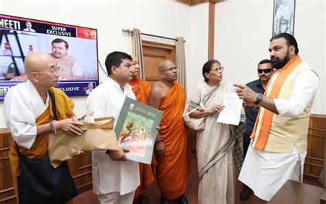 Bihar CM marks Buddha Purnima with prayers, book launch