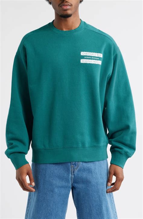 Carhartt Work In Progress Catalogue Cotton Sweatshirt | Nordstromrack