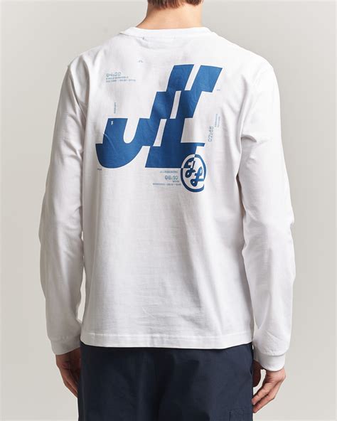 J.Lindeberg Parcie Long Sleeve T-Shirt White | Man - CareOfCarl.nl